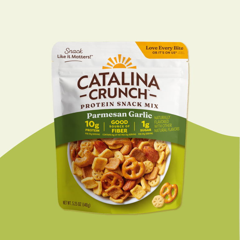 Parmesan Garlic Snack Mix - Bright Wellness Mix Edition