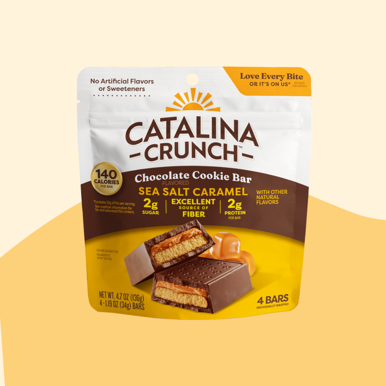 Sea Salt Caramel Chocolate Cookie Bars - Bright Seasonal Bar Edition
